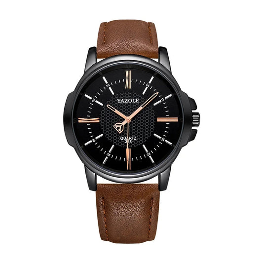 Reloj Yazole Ref: 765 Café/Negro