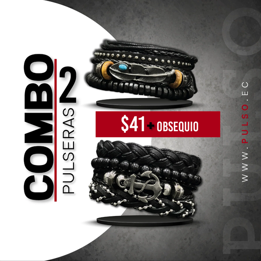 COMBO 1632: 2 PULSERAS X $41.00