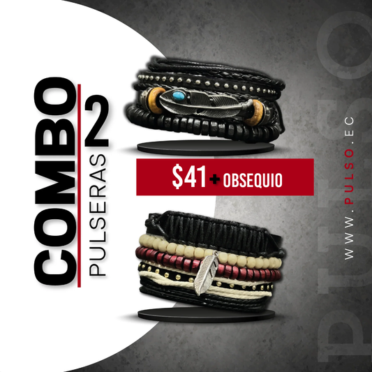 COMBO 1633: 2 PULSERAS X $41.00