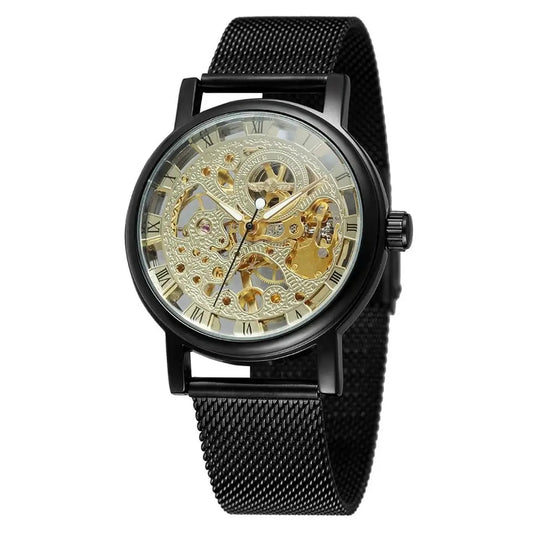 Reloj WINNER REF. 476 Negro/Dorado
