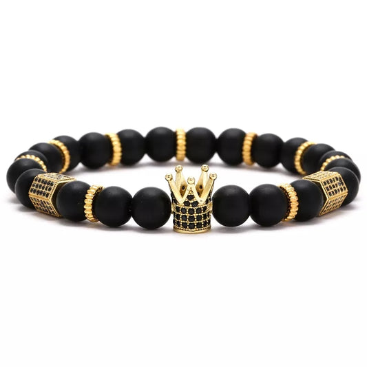 Pulsera Corona Ref: 7035-4 Negro