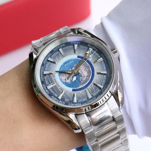 Reloj PULSO Ref. 2916 Plata/Azul