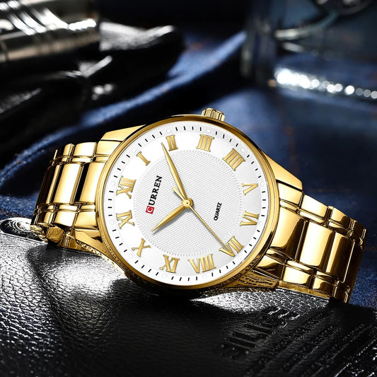 Reloj Curren Ref. 750 Dorado/Blanco