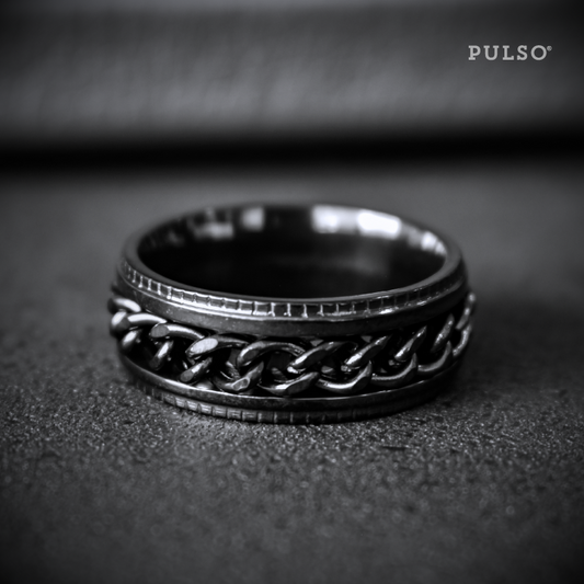 Anillo Dominio REF. 4591 Negro/Negro