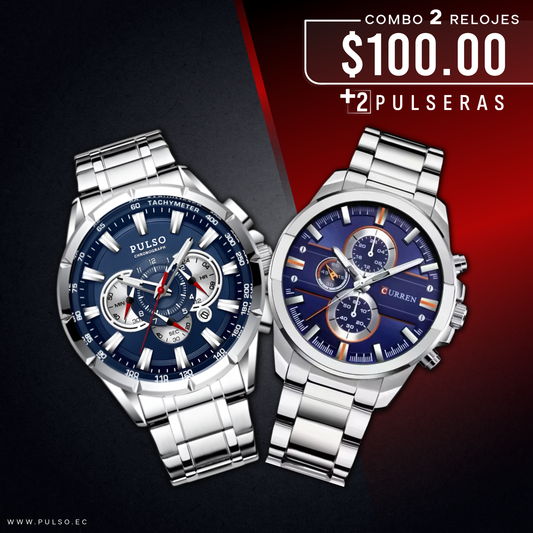 COMBO 508: 2 RELOJES X $100.00