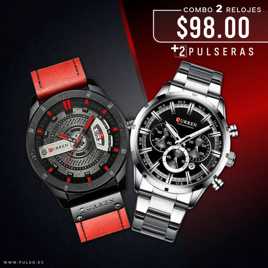 COMBO 509: 2 RELOJES X $98.00