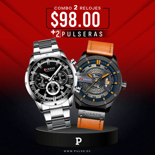 COMBO 512: 2 RELOJES X $98.00