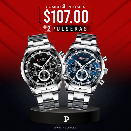COMBO 515: 2 RELOJES X $107.00
