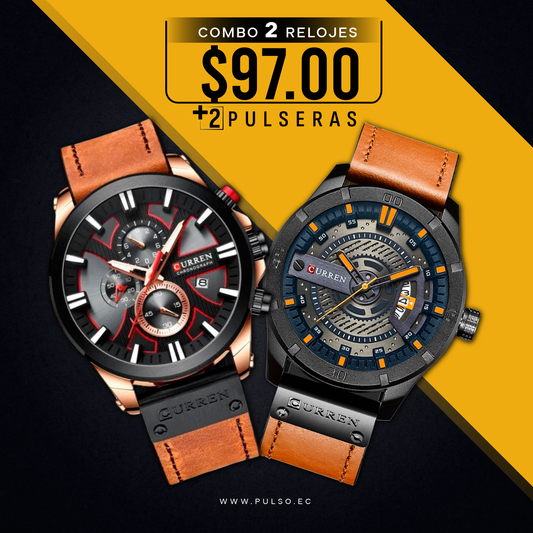 COMBO 535: 2 RELOJES X $97.00