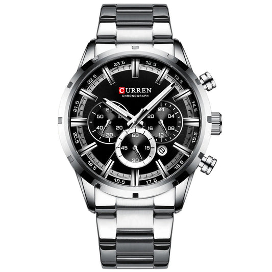 Reloj Curren Ref. 625 Plata/Negro