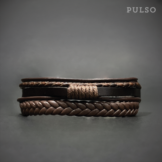 Pulsera Tejida Ref. 7030-2 Café