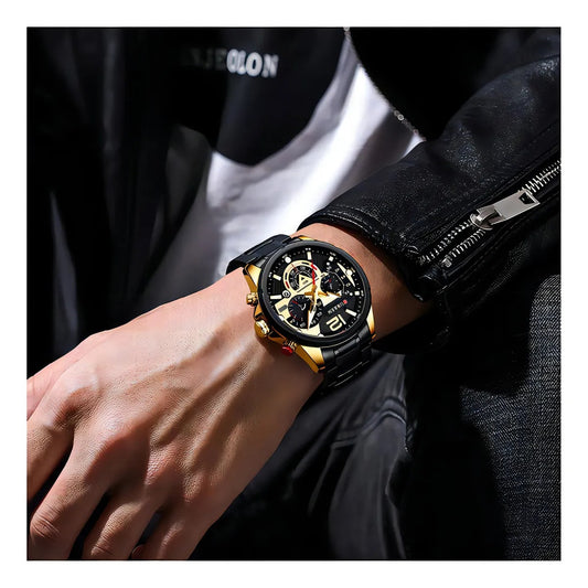 Reloj Curren Ref. 703 Negro/Dorado