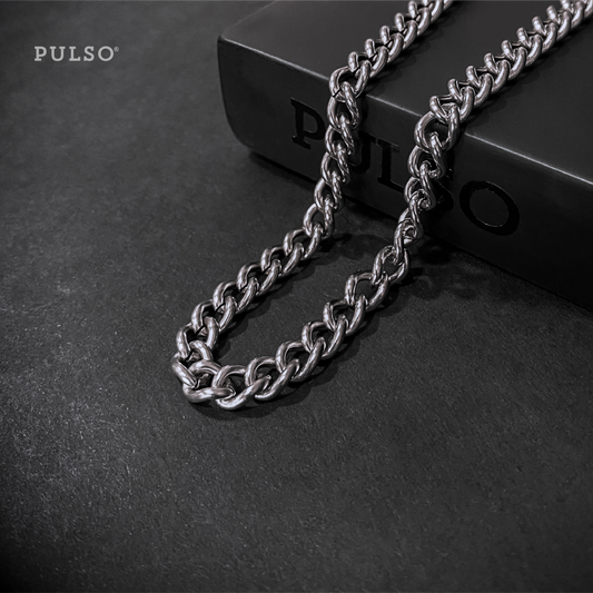 Cadena Cubana Ref. 7040-10 Plata