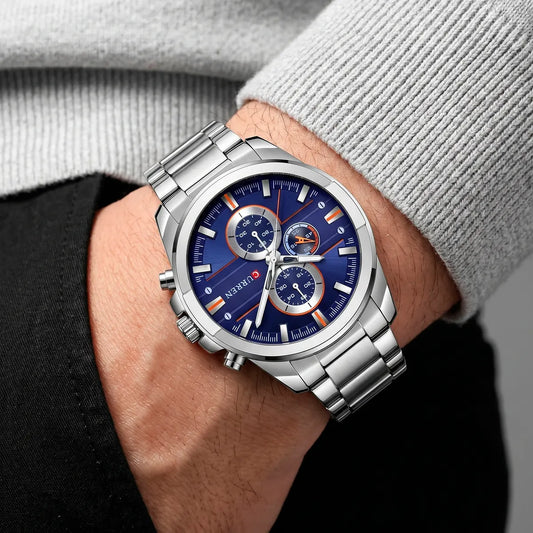 Reloj Curren Ref. 871 Plata/Azul