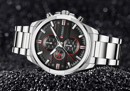 Reloj Curren Ref. 871 Plata/Negro