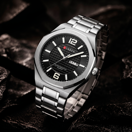 Reloj Curren Ref. 917 Plata/Negro