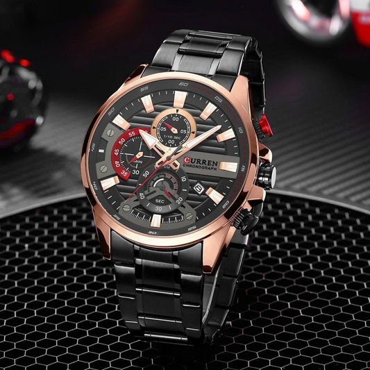 Reloj Curren 984 Negro/Oro Rosa