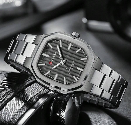 Reloj Curren Ref. 859 Plata/Negro