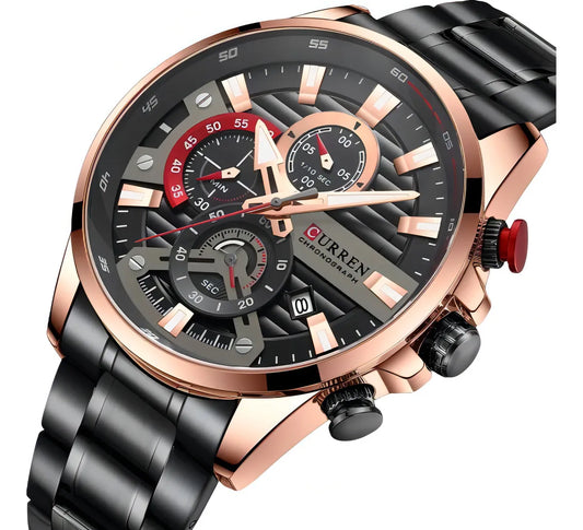 Reloj Curren 984 Negro/Oro Rosa
