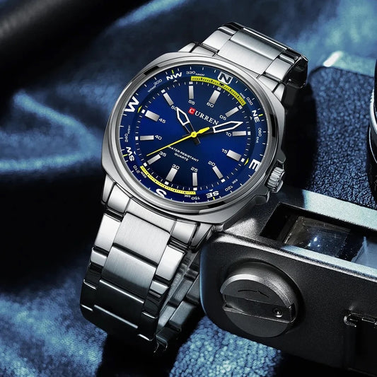 Reloj Curren Ref. 863 Plata/Azúl