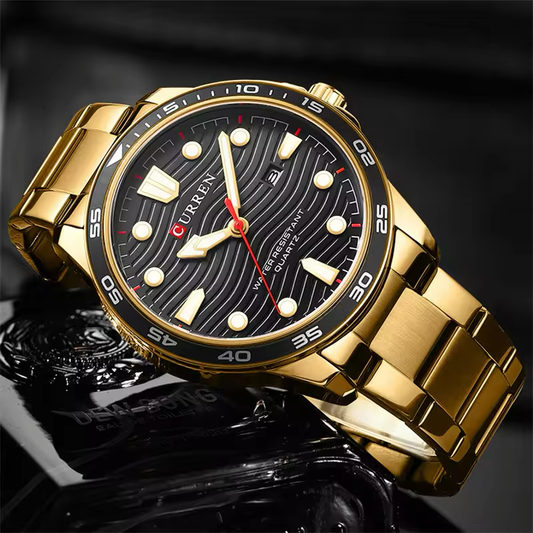 Reloj Curren Ref. 858 Dorado/Negro