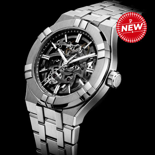 Reloj PULSO Ref. 2915 Plata/Negro