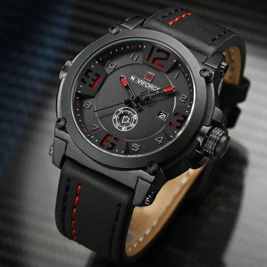 Reloj Naviforce REF. 545 Negro/Rojo