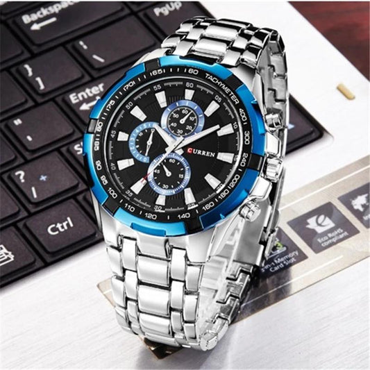 Reloj CURREN REF. 472 Plata/Azul