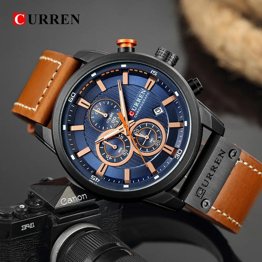 Reloj CURREN REF. 514 Miel/Negro