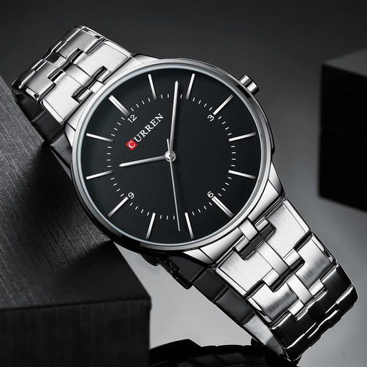 Reloj Curren Ref. 523 Plata/Negro