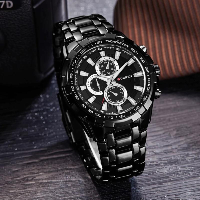 Reloj CURREN 472 Negro/Negro - Main Image