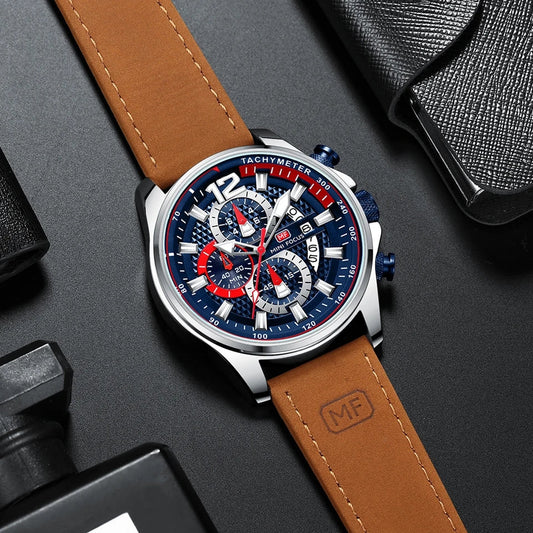 Reloj Mini Focus Ref. 823 Miel/Azul