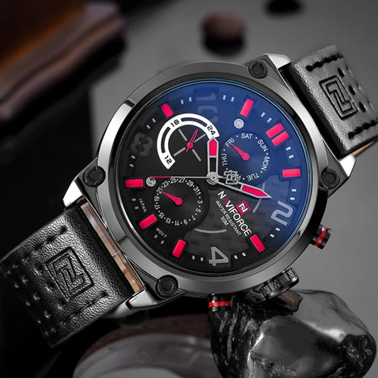 Reloj Naviforce Ref. 839 Negro/Rojo