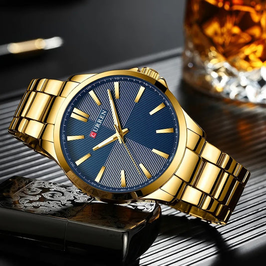 Reloj Curren 464 Dorado/Azul