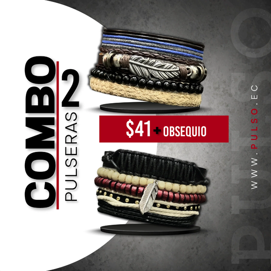 COMBO 1630: 2 PULSERAS X $41.00