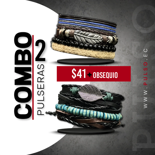 COMBO 1631: 2 PULSERAS X $41.00