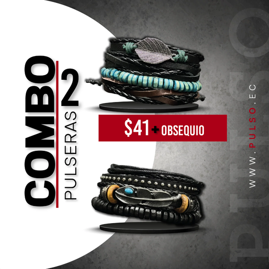 COMBO 1634: 2 PULSERAS X $41.00