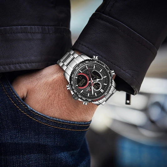 Reloj Naviforce Ref. 544 Plata/Negro