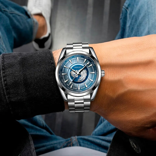 Reloj PULSO Ref. 2916 Plata/Azul