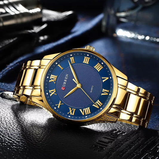 Reloj Curren 750 Dorado/Azul