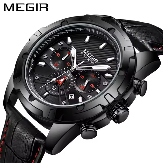 Reloj Megir 856 Negro/Negro