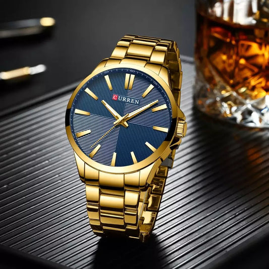 Reloj Curren 464 Dorado/Azul