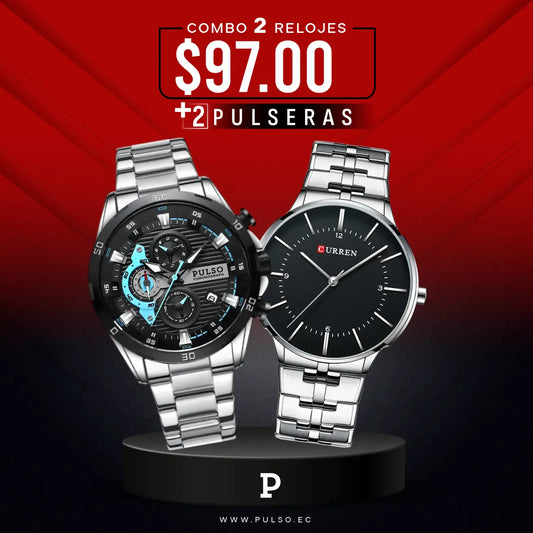 COMBO 486: 2 RELOJES X $97.00