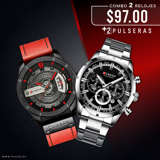 COMBO 509: 2 RELOJES X $97.00
