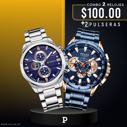 COMBO 526: 2 RELOJES X $100.00