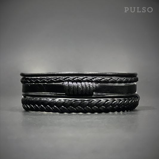 Pulsera Tejida Ref. 7030-2 Negro