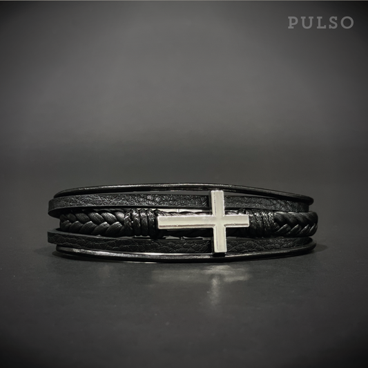 Pulsera Cruz Ref: 7030-13 Plata