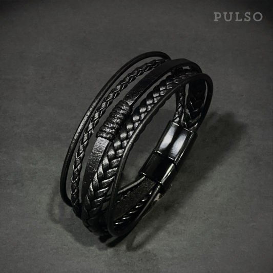 Pulsera Tejida Ref. 7030-2 Negro