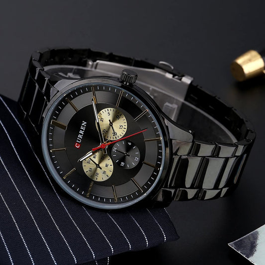 Reloj Curren 695 Negro/Negro