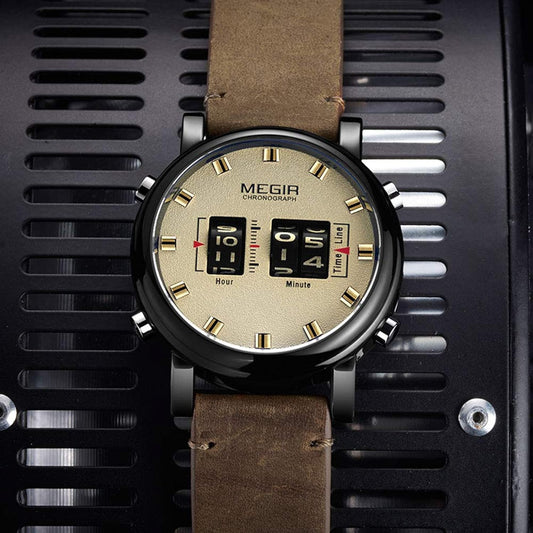 Reloj MEGIR Beige Claro REF. 438